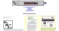 Desktop Screenshot of clinesrunningcorner.com